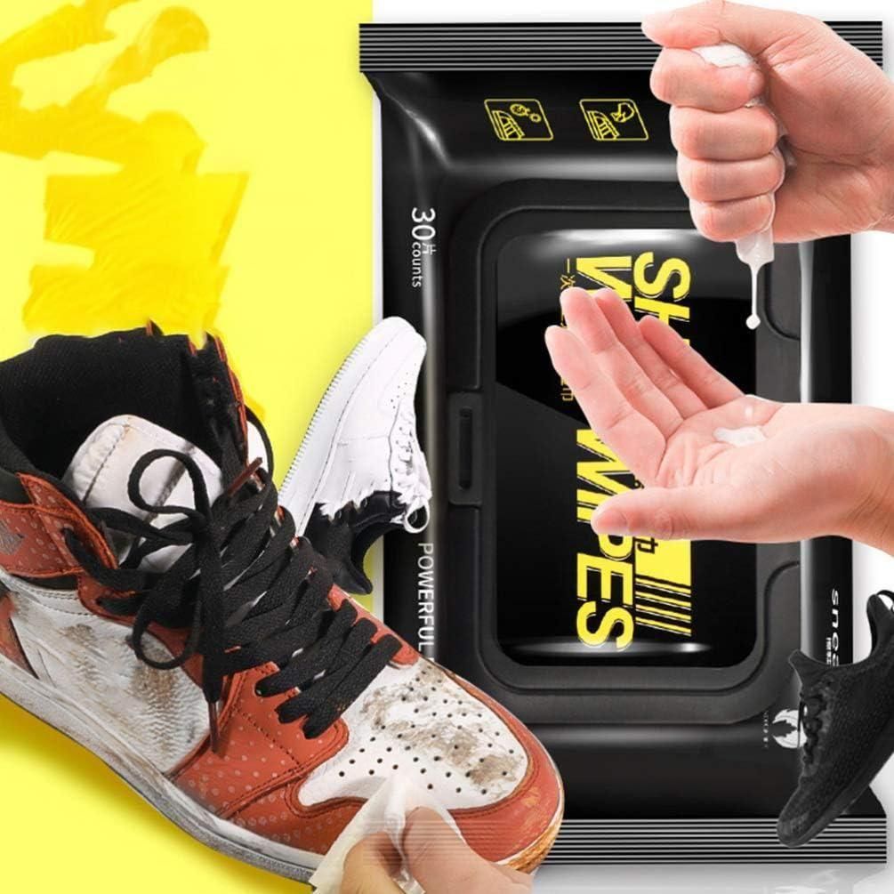 Natural Sneaker & Shoe Cleaner Wipes - 3 Packs of 80