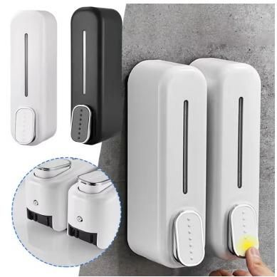 Wall-Mounted Soap & Sanitizer Dispenser β No-Drill, Leak-Proof, Stylish Design