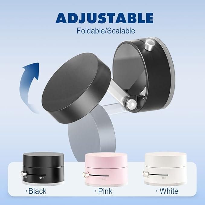 Vacuum Magnetic Suction Phone Holder | 360Β° Rotating Strong Grip Car Mount