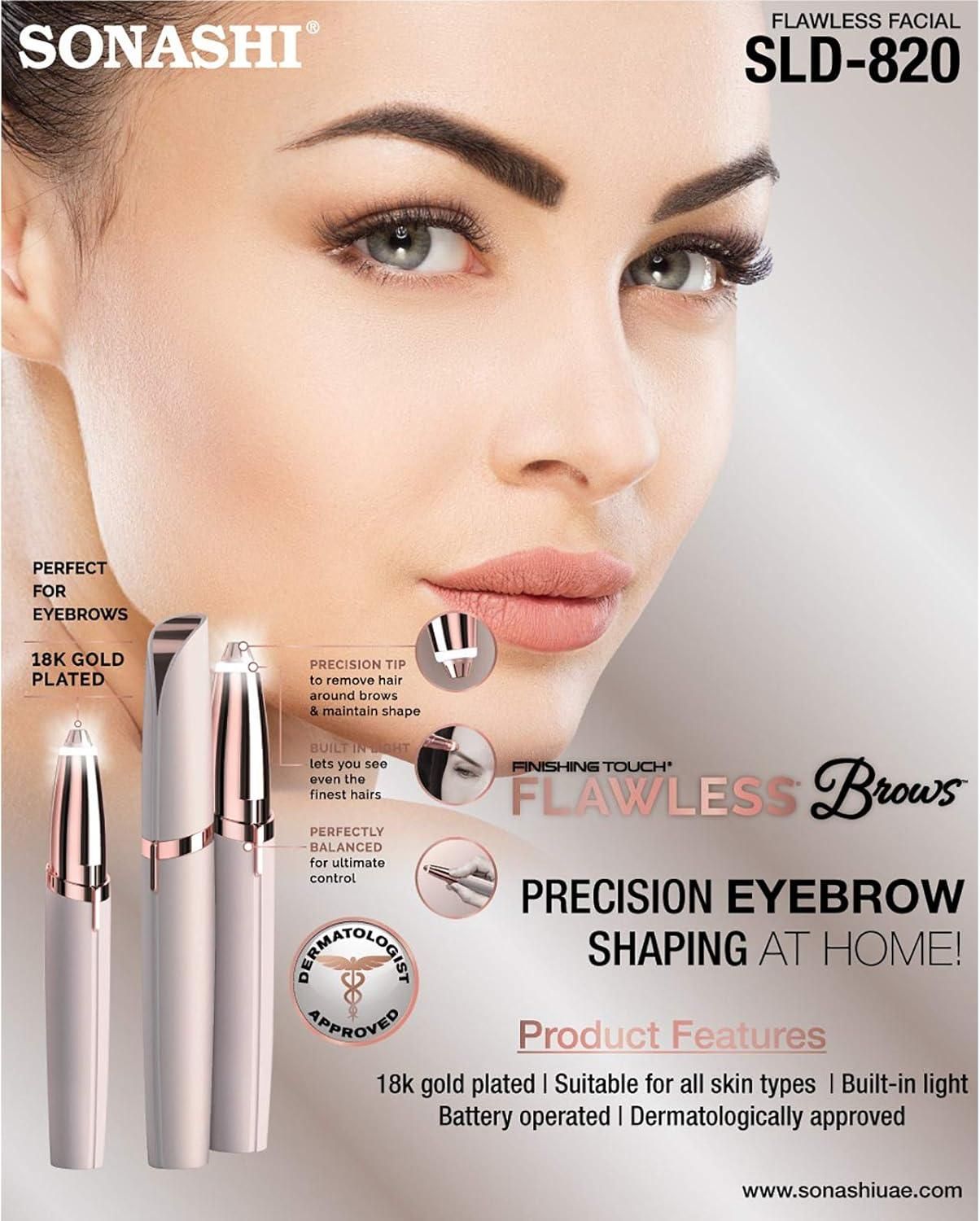 Precision Brow Trimmer – Painless Eyebrow Hair Remover